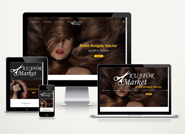 E-Ticaret Kuaför Paketi Hair v4.0